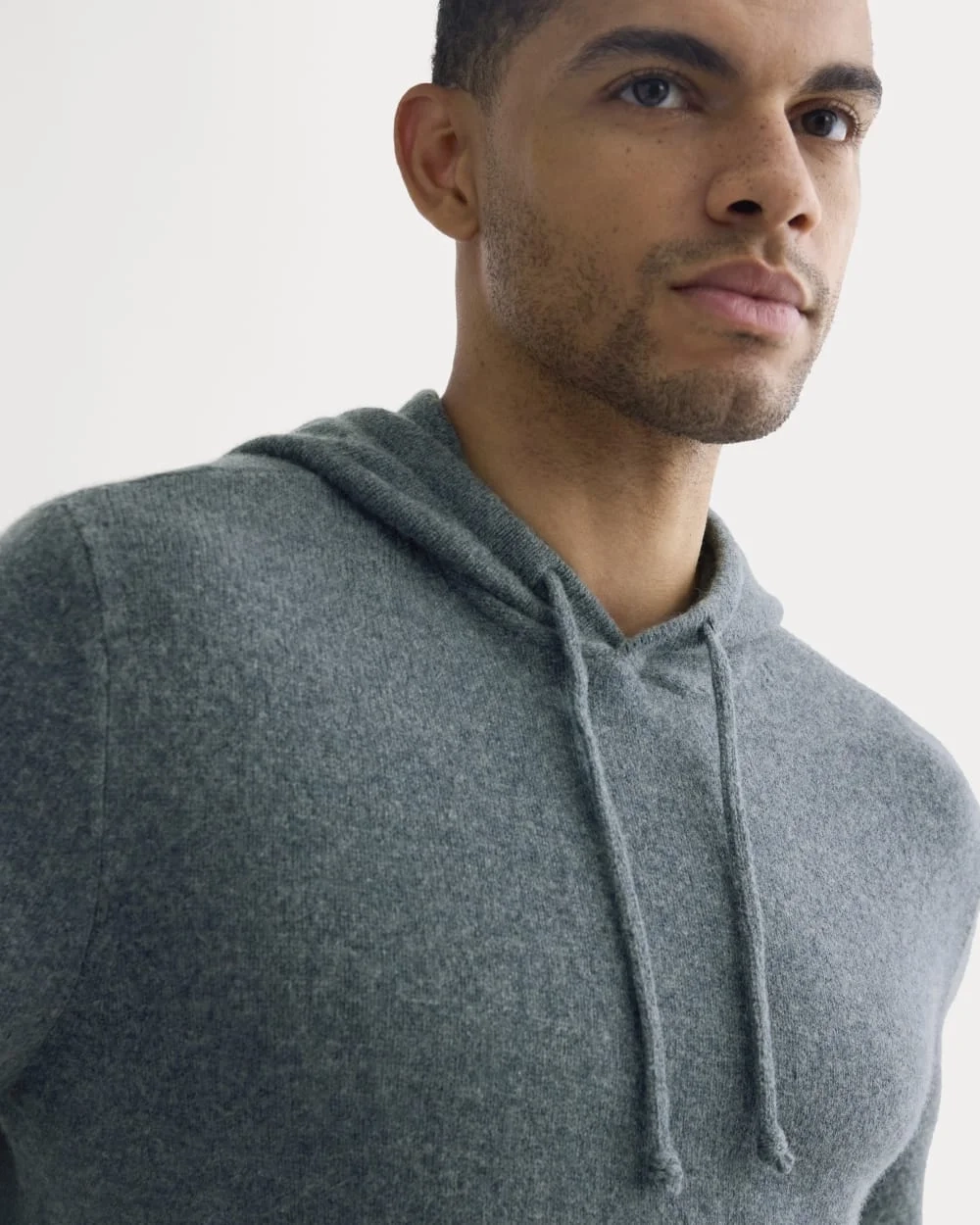 The Felted Merino Hoodie | Heather Midnight Navy (5)