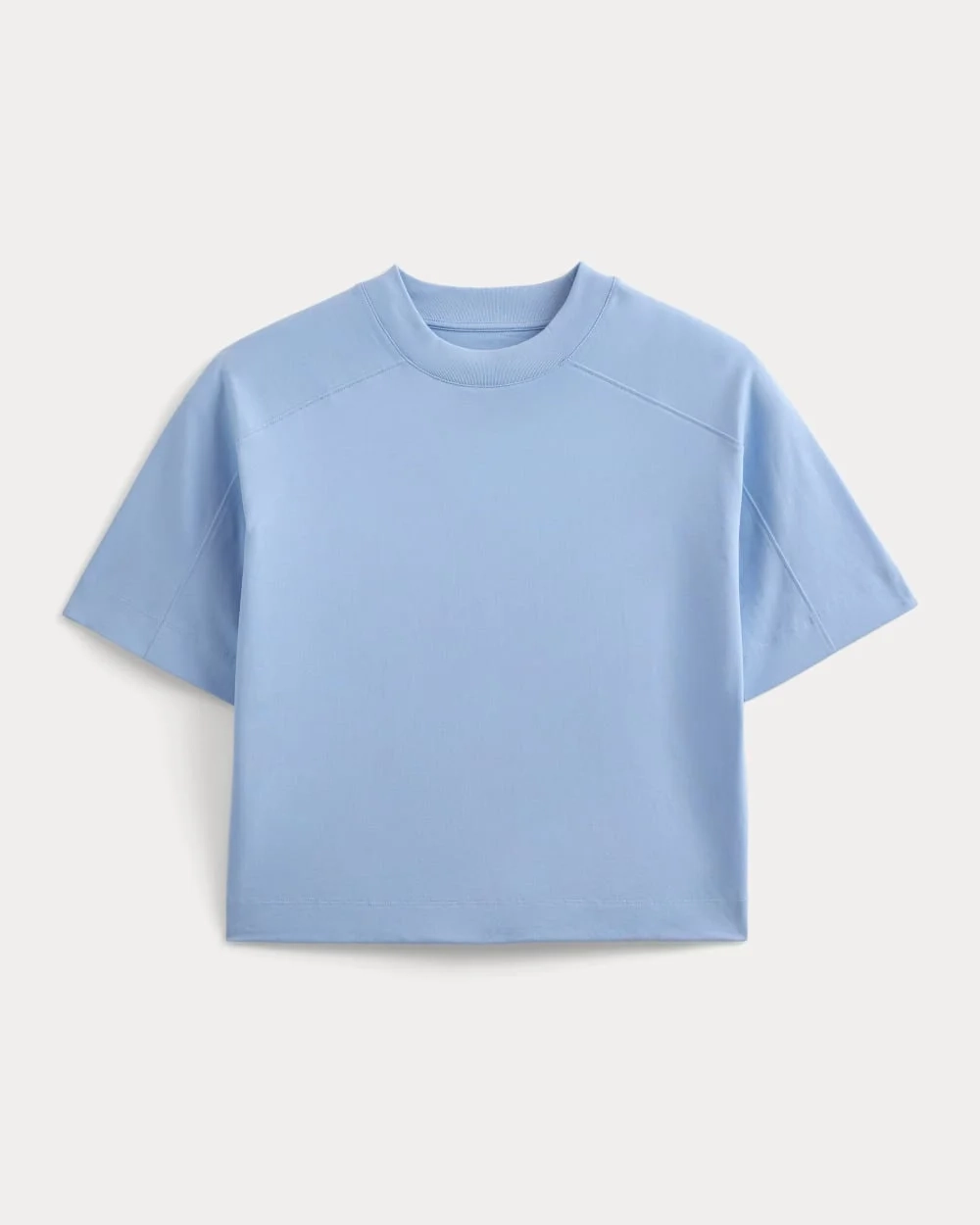 Oversized Seamed Tee | Open Air Blue (3)