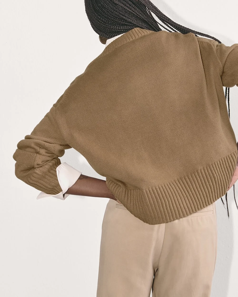 The Boxy Sweater in Everyday Cotton | Toasted Coconut (5)