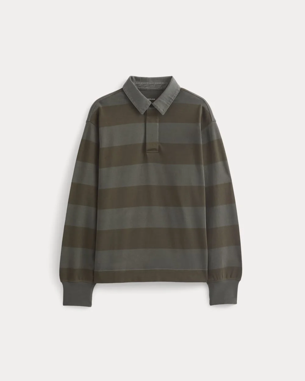 Vintage Rugby Pullover | Overdye Olive Night (5)