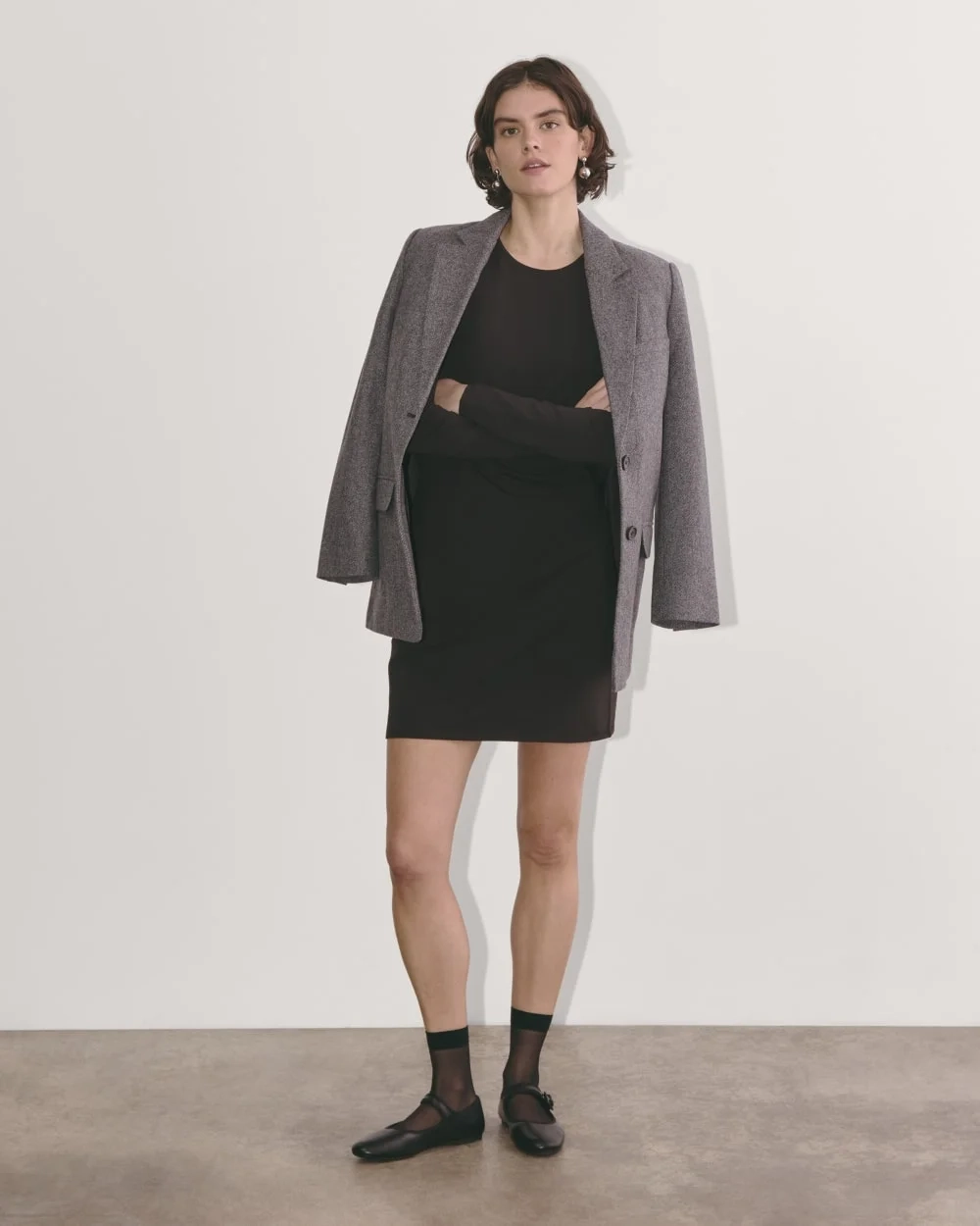 The Form Mini Dress | Black (6)