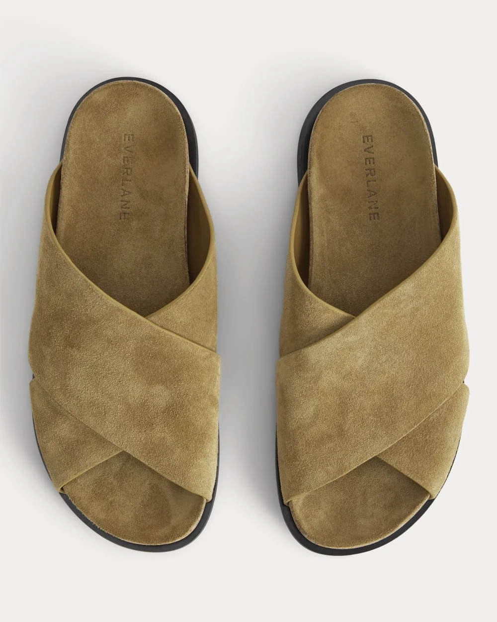 The Suede Crossover Sandal | Sand (5)