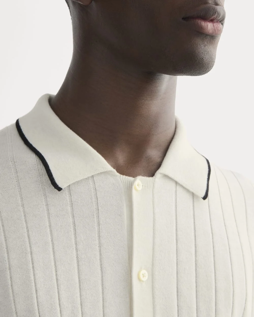 The No-Sweat Button-Down Polo | Heathered Canvas (2)