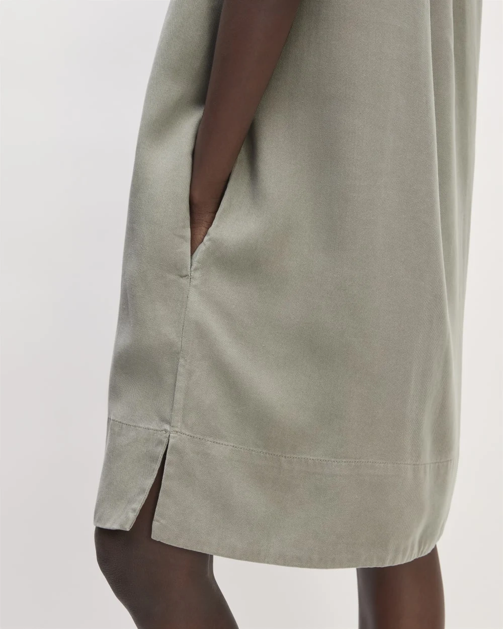 The TENCEL™ Easy Workwear Dress | Sage Green (5)