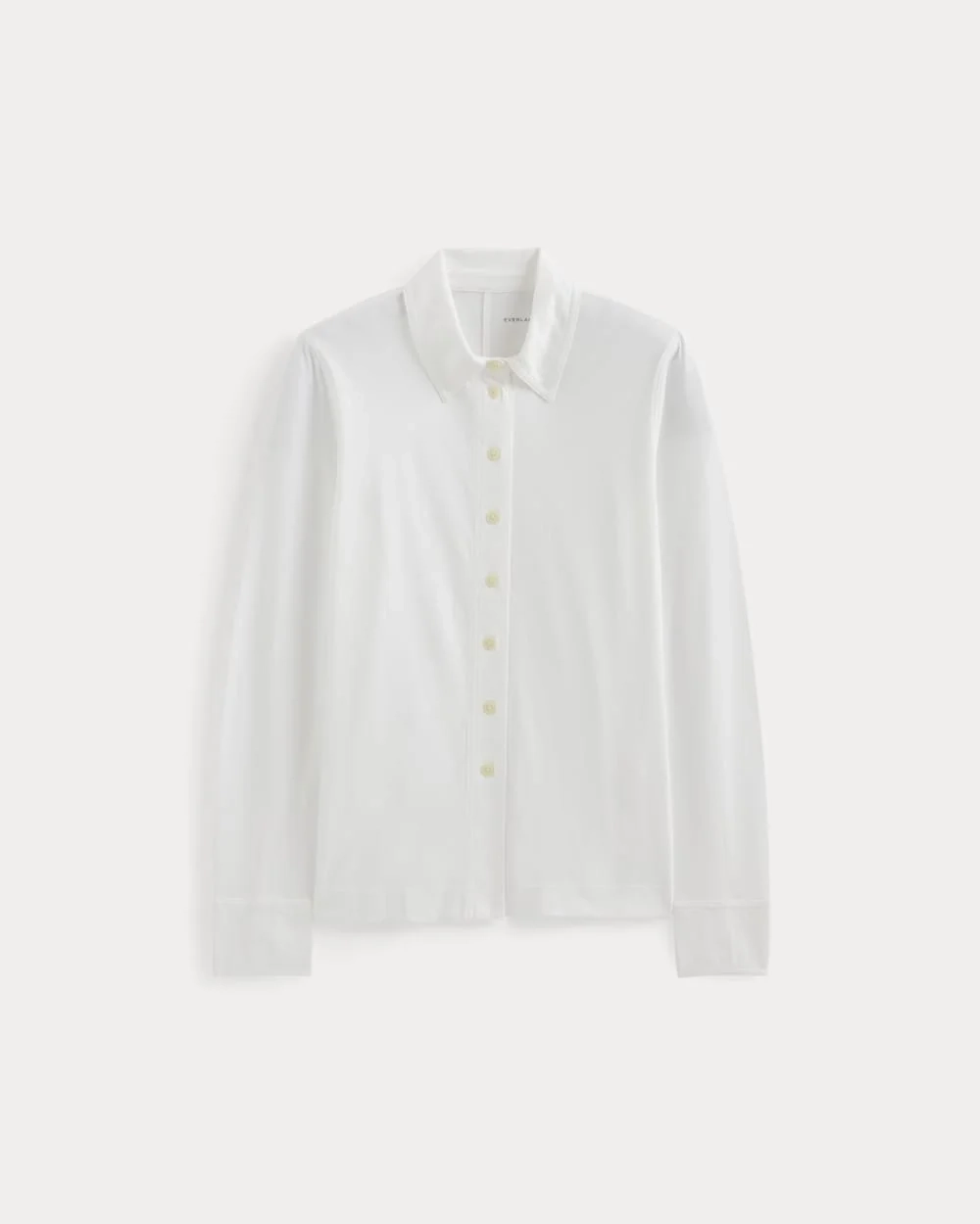 Button-Up Shirt in Essential Cotton | White (5)