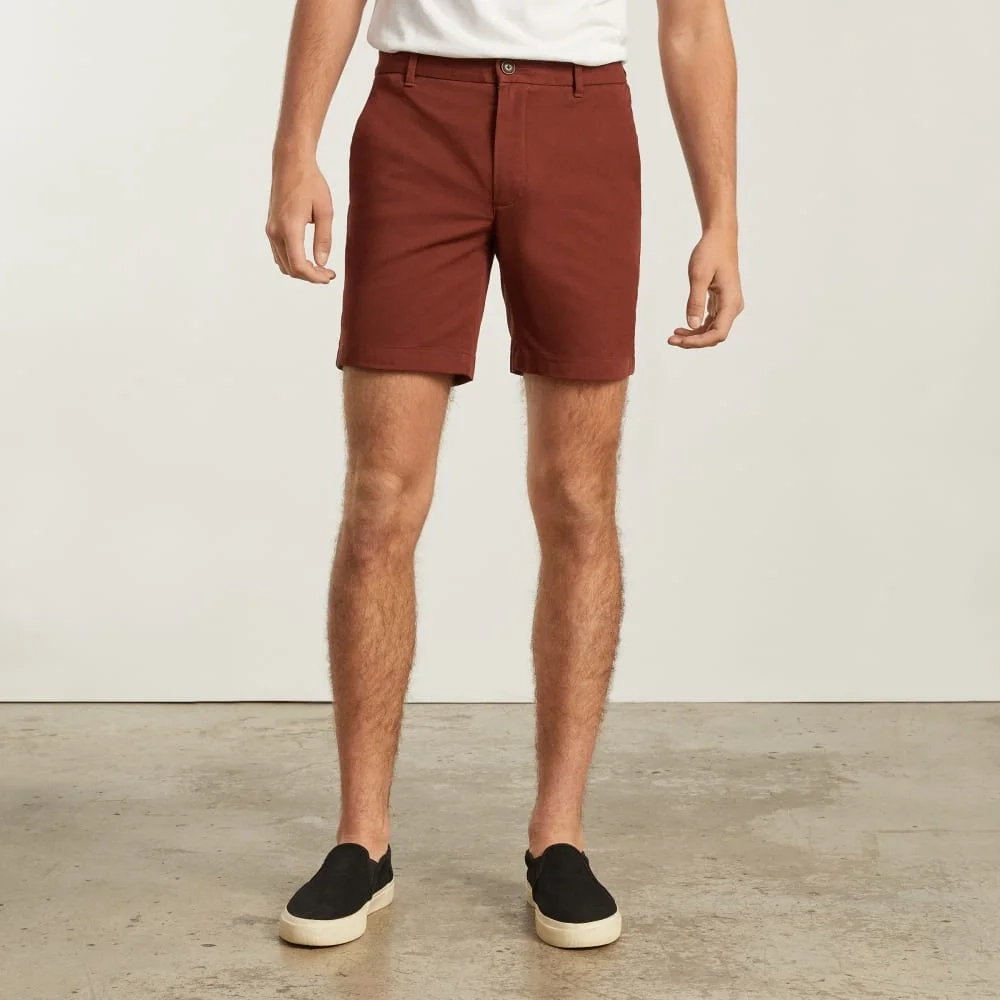 The 7” Slim-Fit Performance Chino Short | Hickory (4)