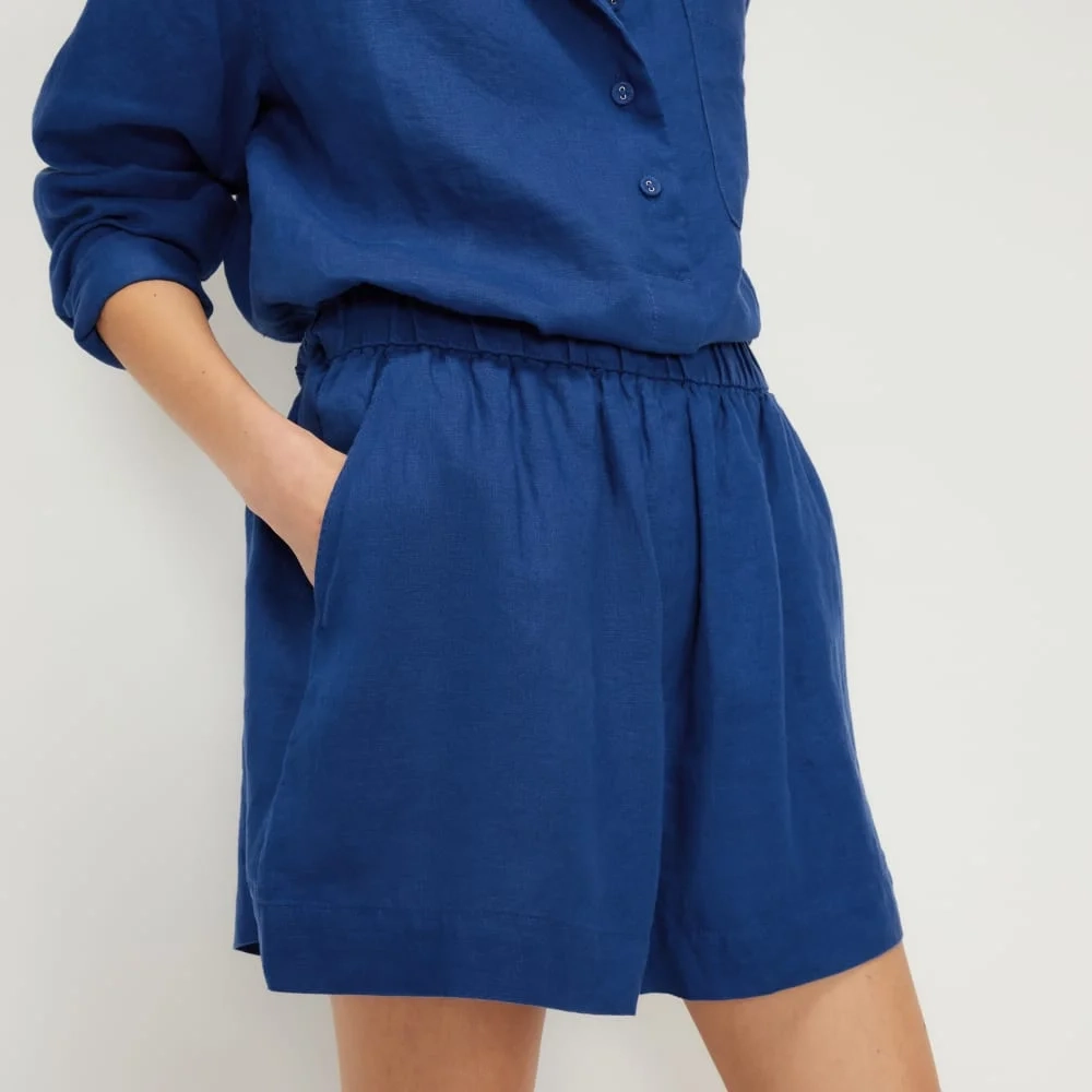 The Linen Boxer Short | Mazarine Blue (4)