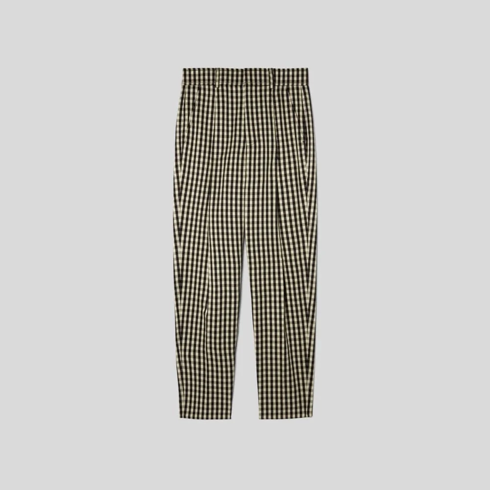 The Draper Tapered Pant in Buttersmooth | Khaki / Black (3)