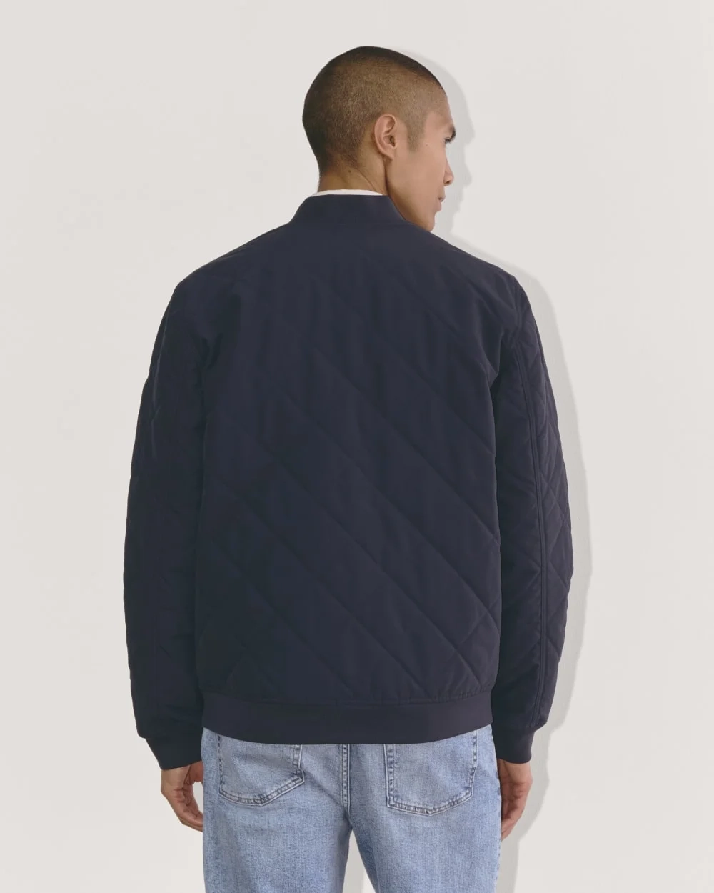 The Quilted Bomber | Navy (6)