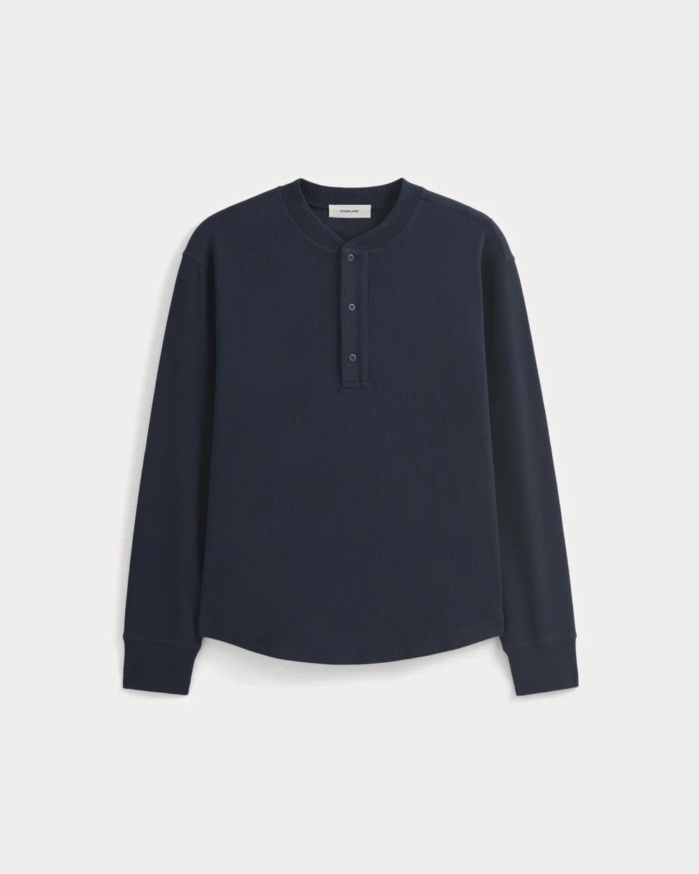 Vintage Rib Henley | Navy (6)