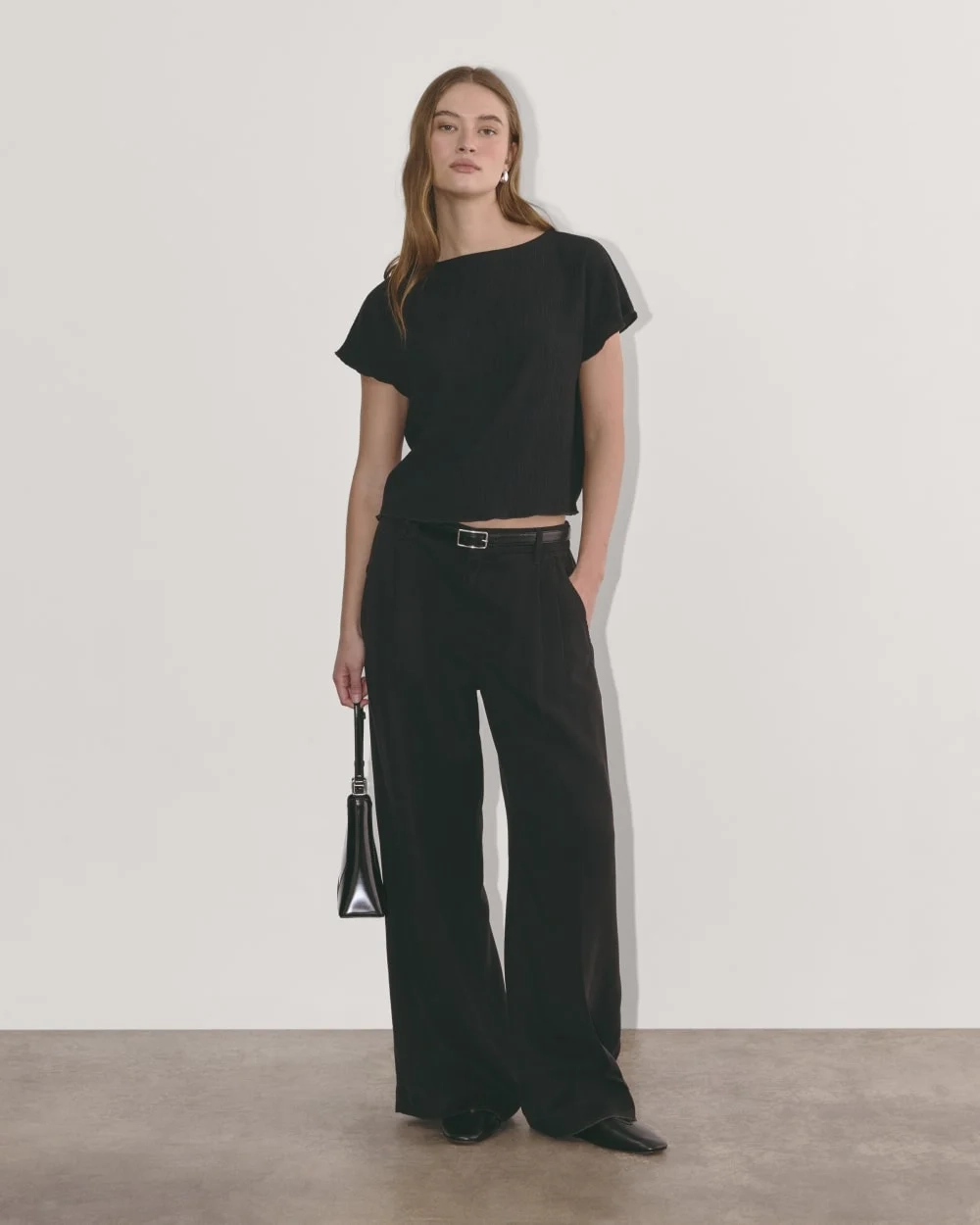 The Crinkle Top | Black (4)