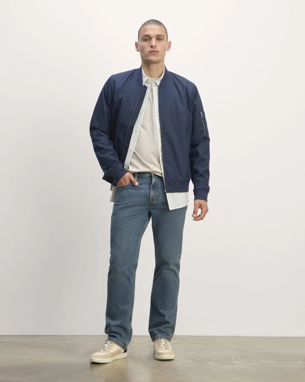 The Authentic Straight Jean | Whisper Blue