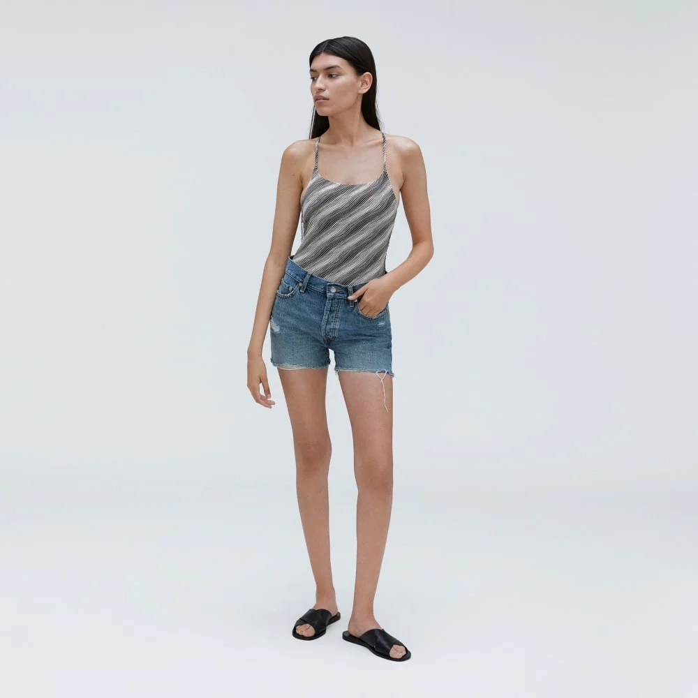 The String One-Piece |  Black / Canvas (4)