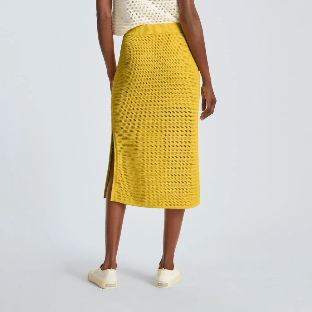 The Crochet Knit Skirt | Super Lemon (3)
