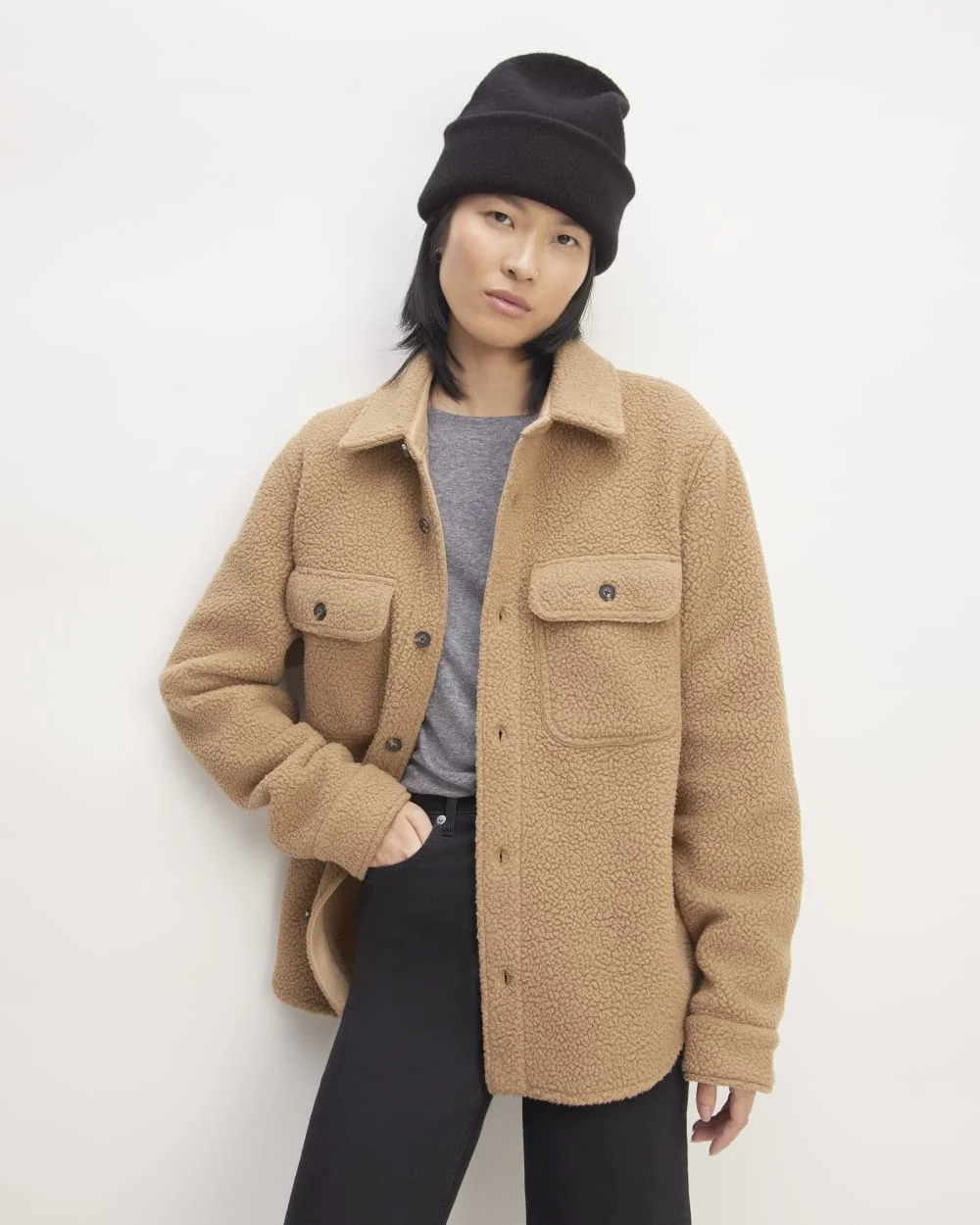 The Good Merino Wool Beanie  |  Black (3)