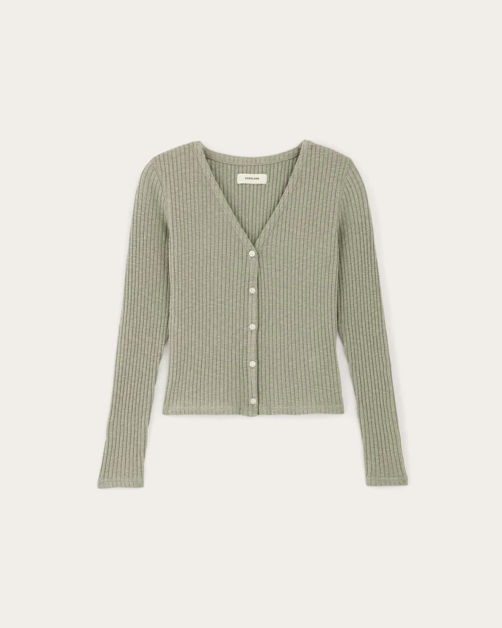 The Cozy Rib Cardigan | Sage Green (4)