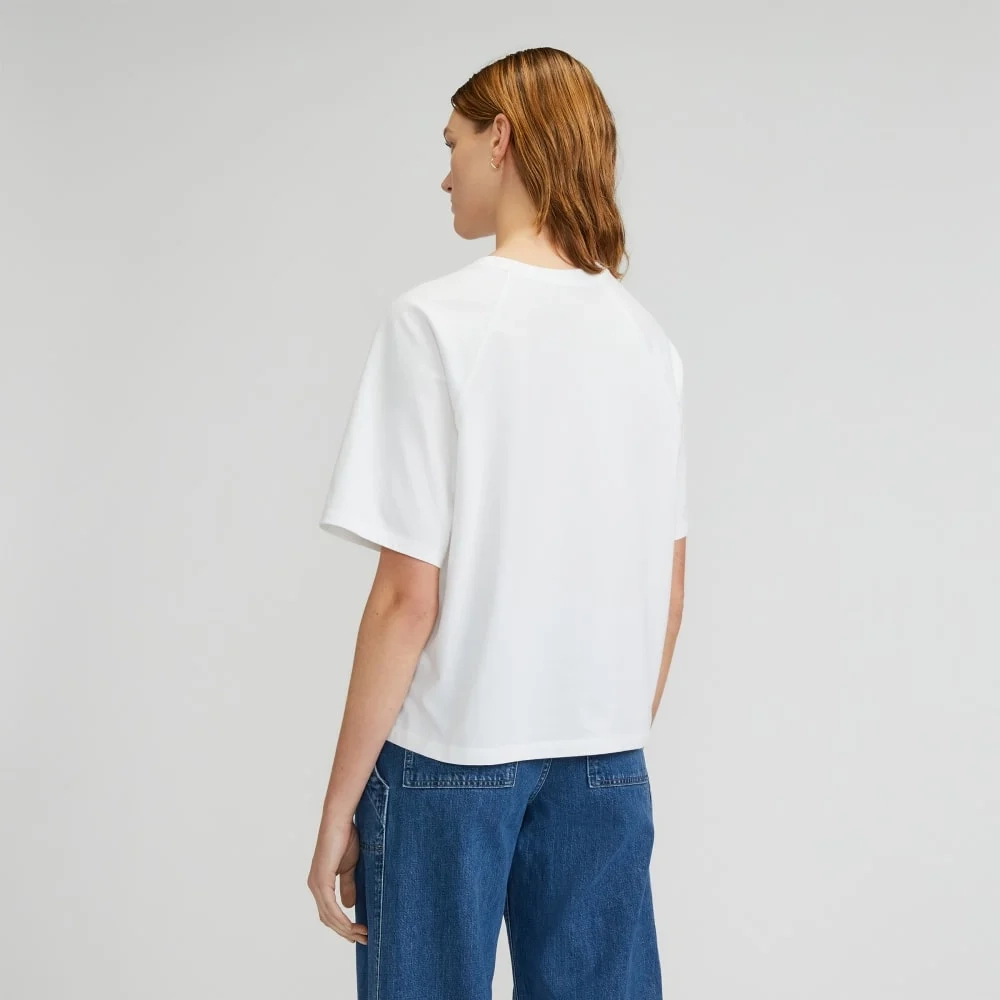 The Organic Cotton Raglan Tee | White (3)