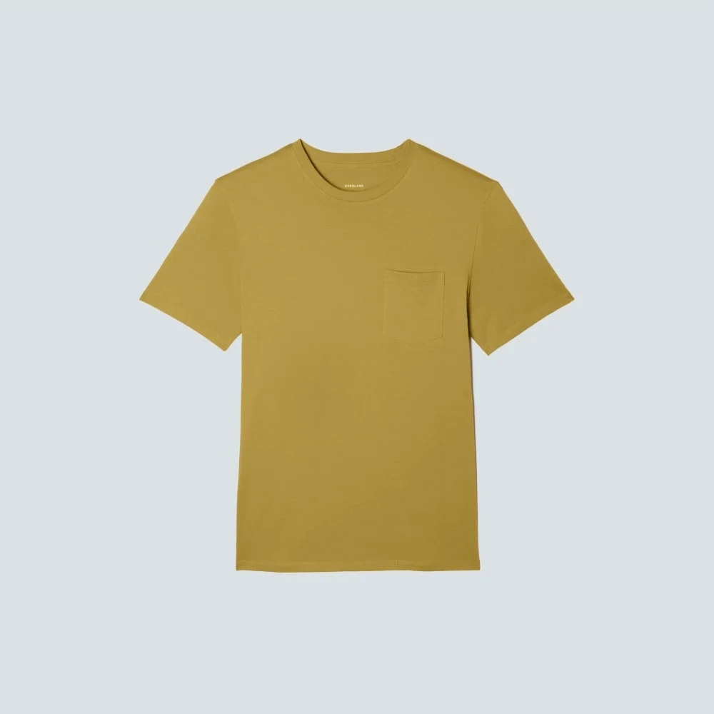 The Organic Cotton Pocket Tee | Golden Palm (4)