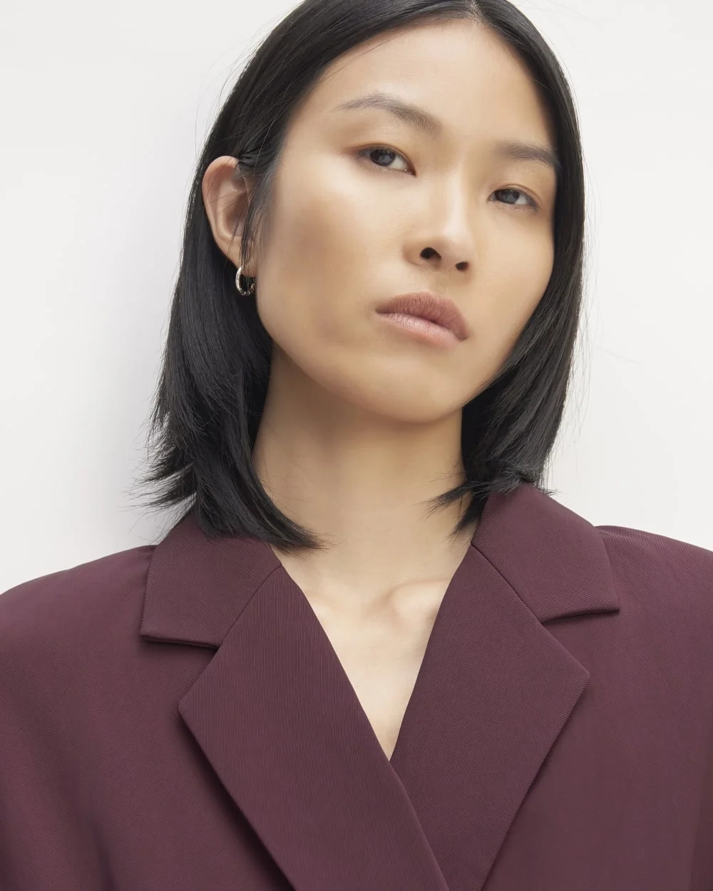 The Drapey Blazer | Burgundy (6)