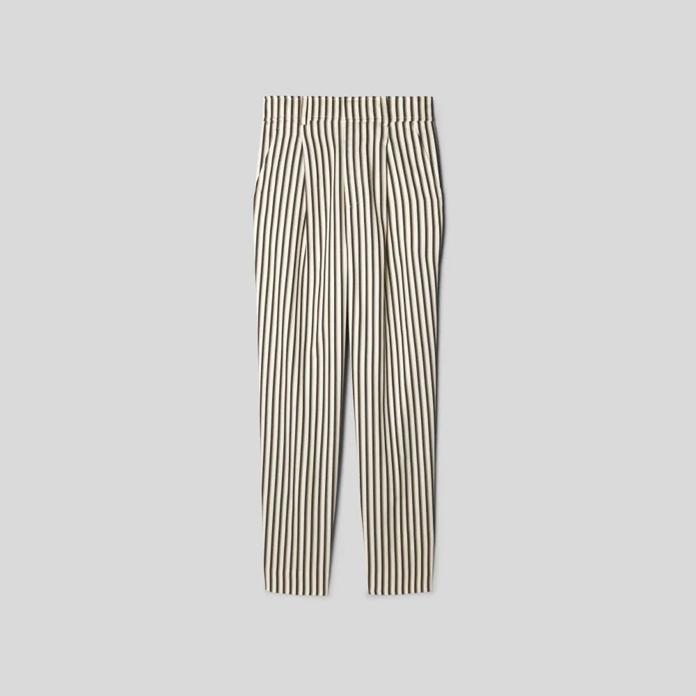 The Draper Tapered Pant in Buttersmooth | Ombre Stripe (2)