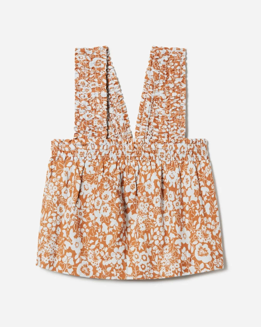 The Smocked Linen Cami | Honey Floral (6)