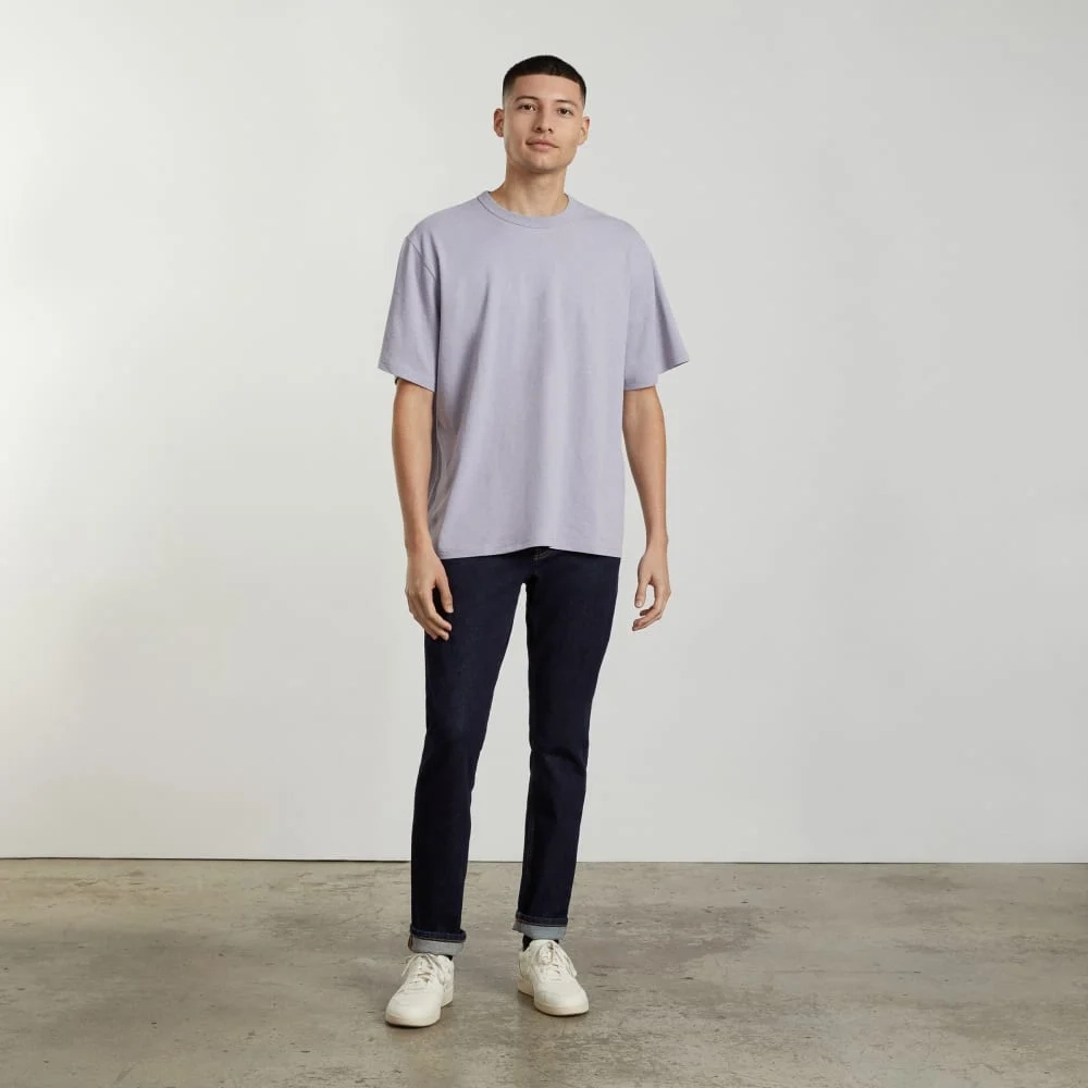 The Everyone Relaxed Hemp Tee | Lilac Grey (5)