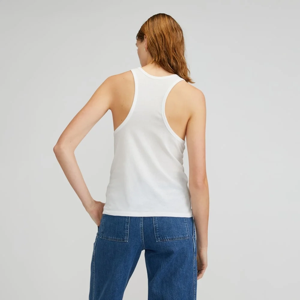 The Air Racerback Tank | White (4)