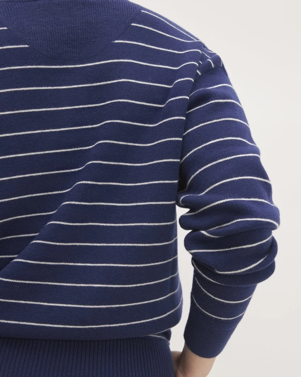 The Cotton-Merino Vintage Henley | Bright Navy / Canvas (6)