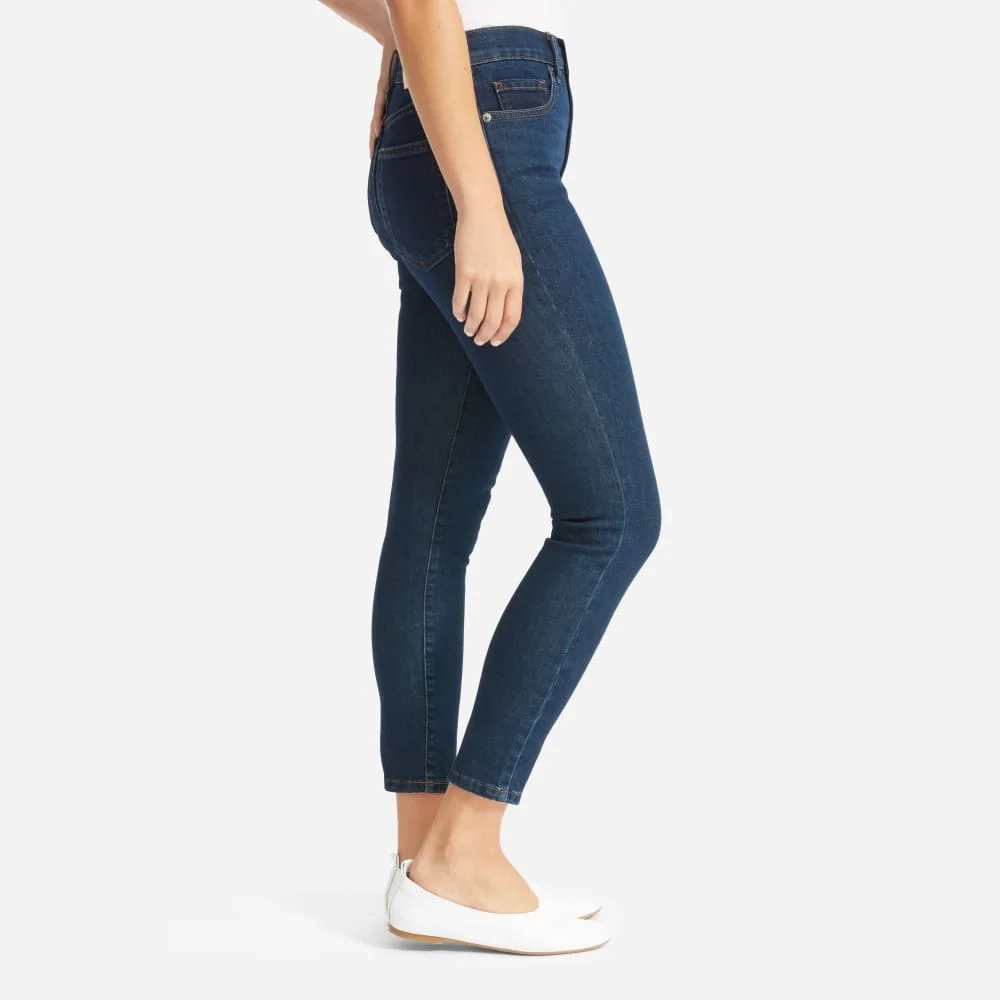 The Authentic Stretch High-Rise Skinny | Dark Blue Wash | 26.5" Inseam (10)