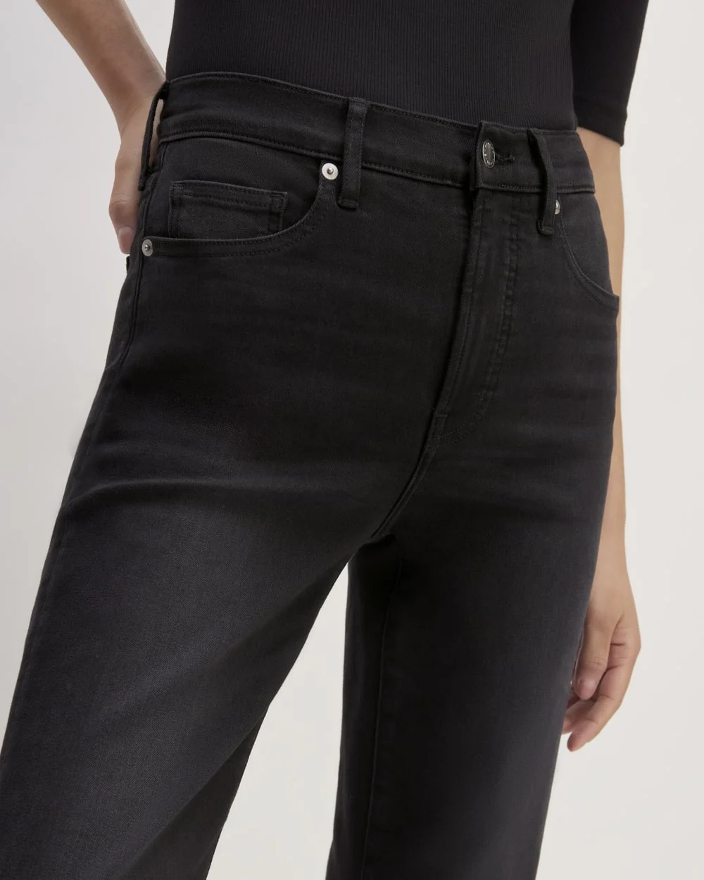 The Kick Bootcut Jean | Faded Black (5)