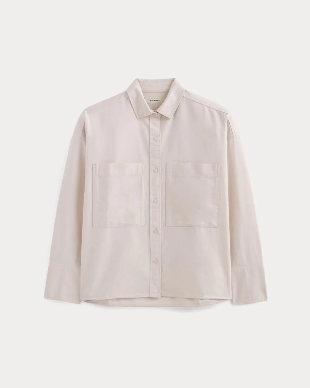 The Boxy Oxford | Rose Quartz Chambray (4)