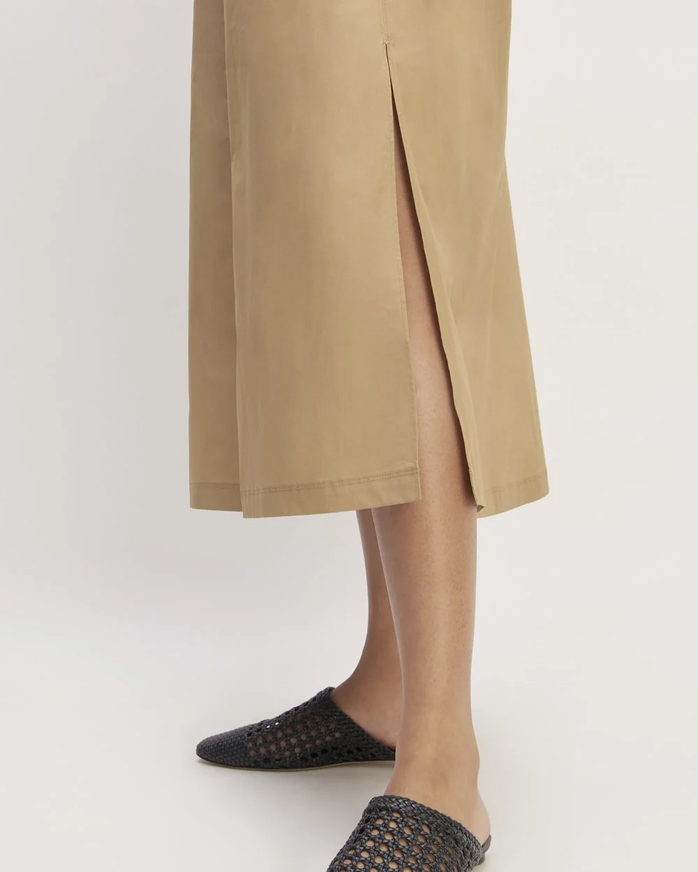 The Supima® High-Neck Riviera Dress | Black / Tiger's Eye (5)