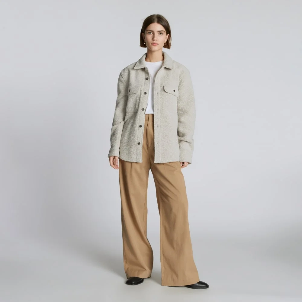 The ReNew Fleece Everyone Overshirt | Oat (3)