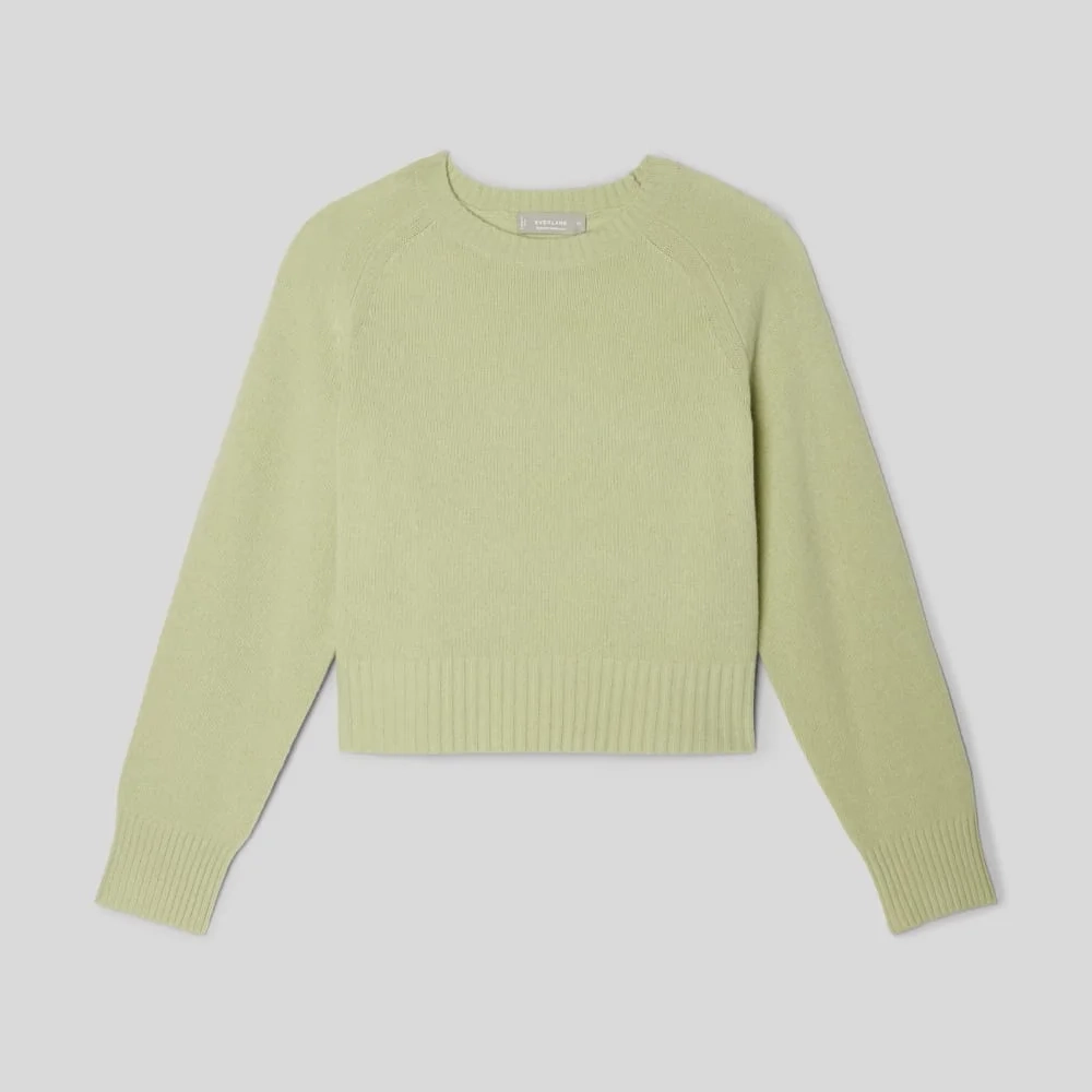The Cashmere Boxy Crew | Seafoam Green (3)