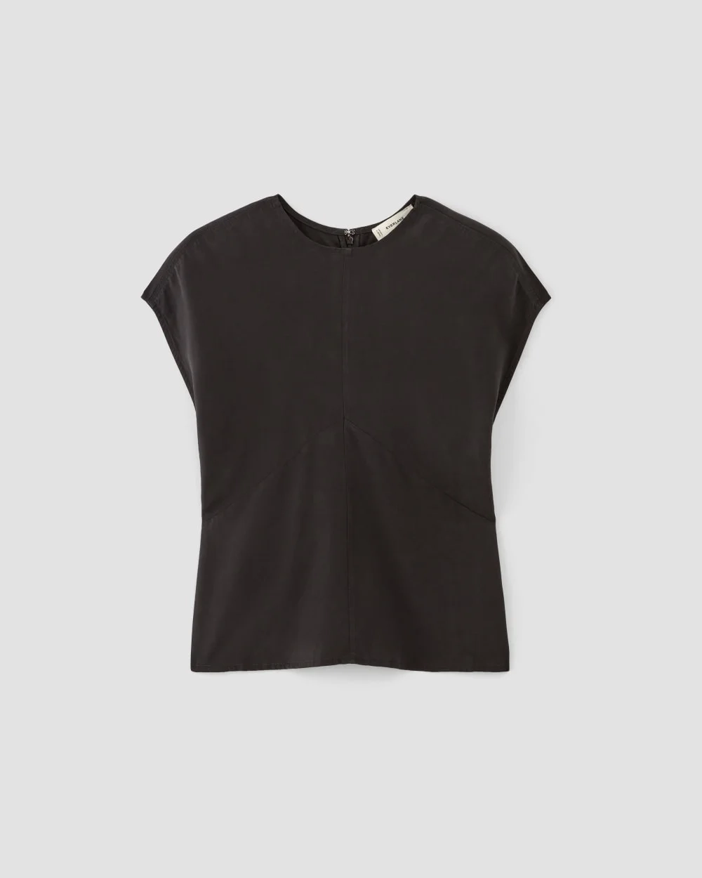 The Drape Top in Butterlite | Black (4)