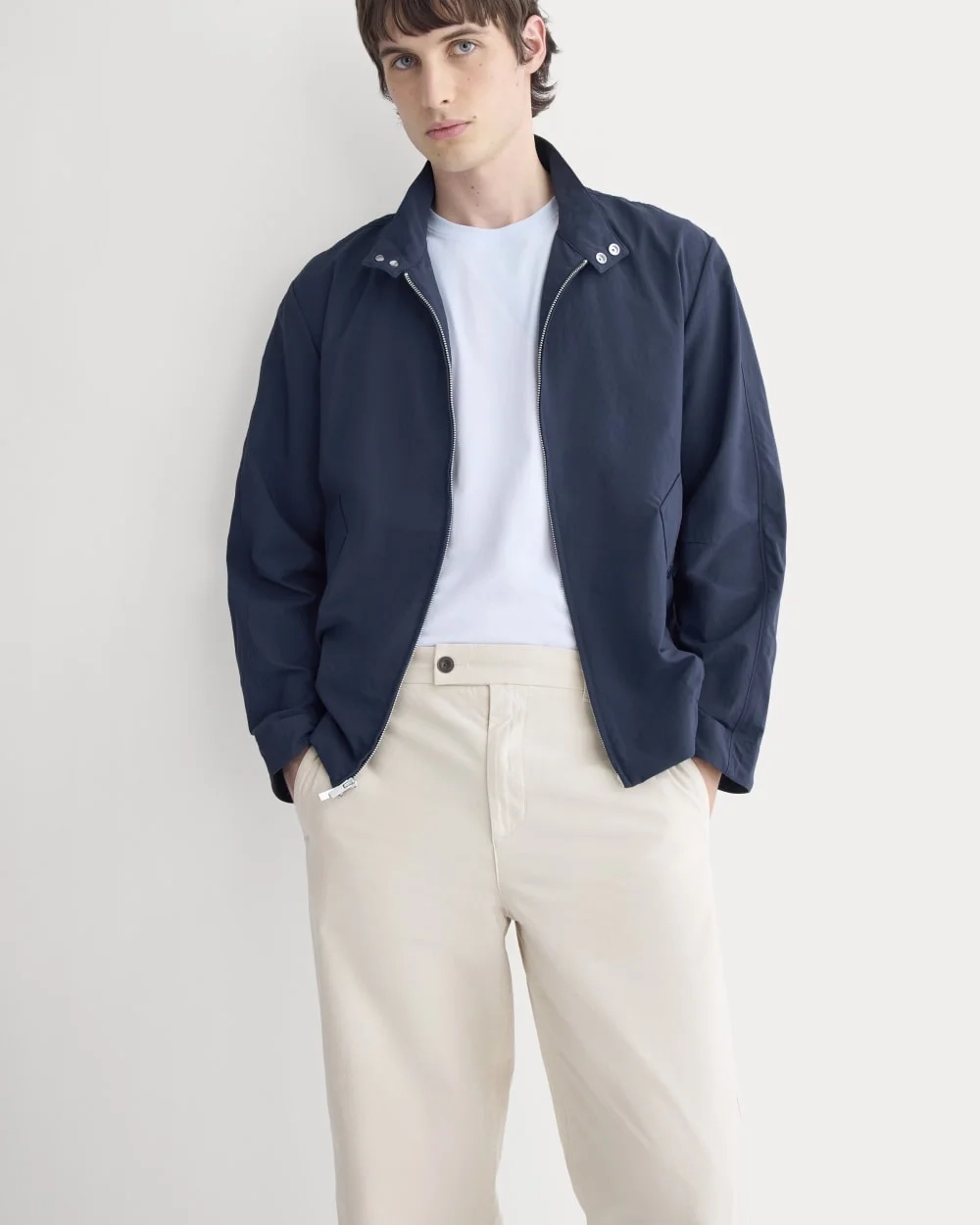 Cropped Slub Trouser | Peyote (8)