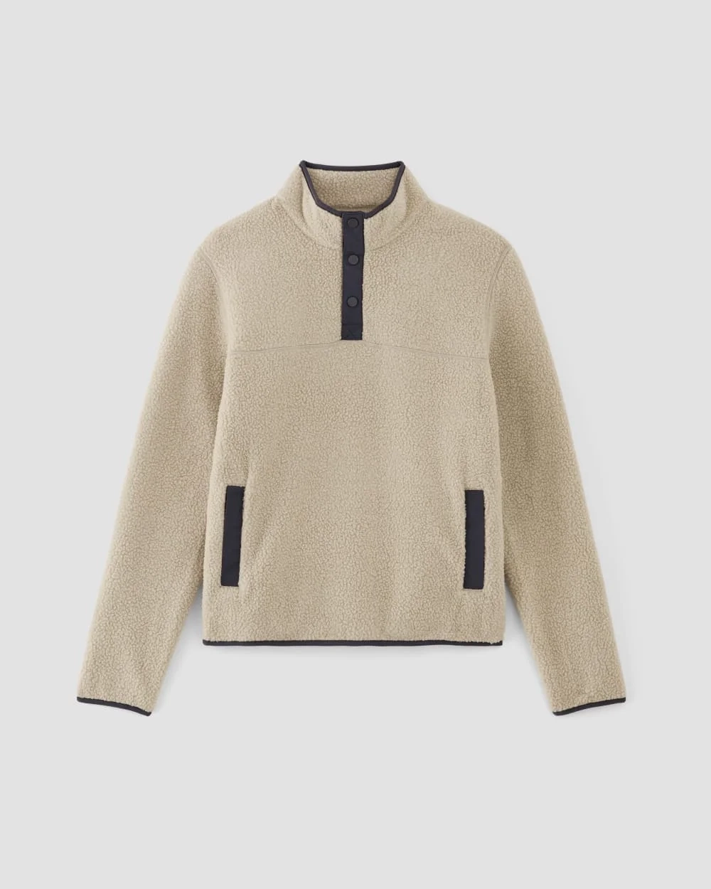 The ReNew Fleece Pullover | Oatmeal (5)