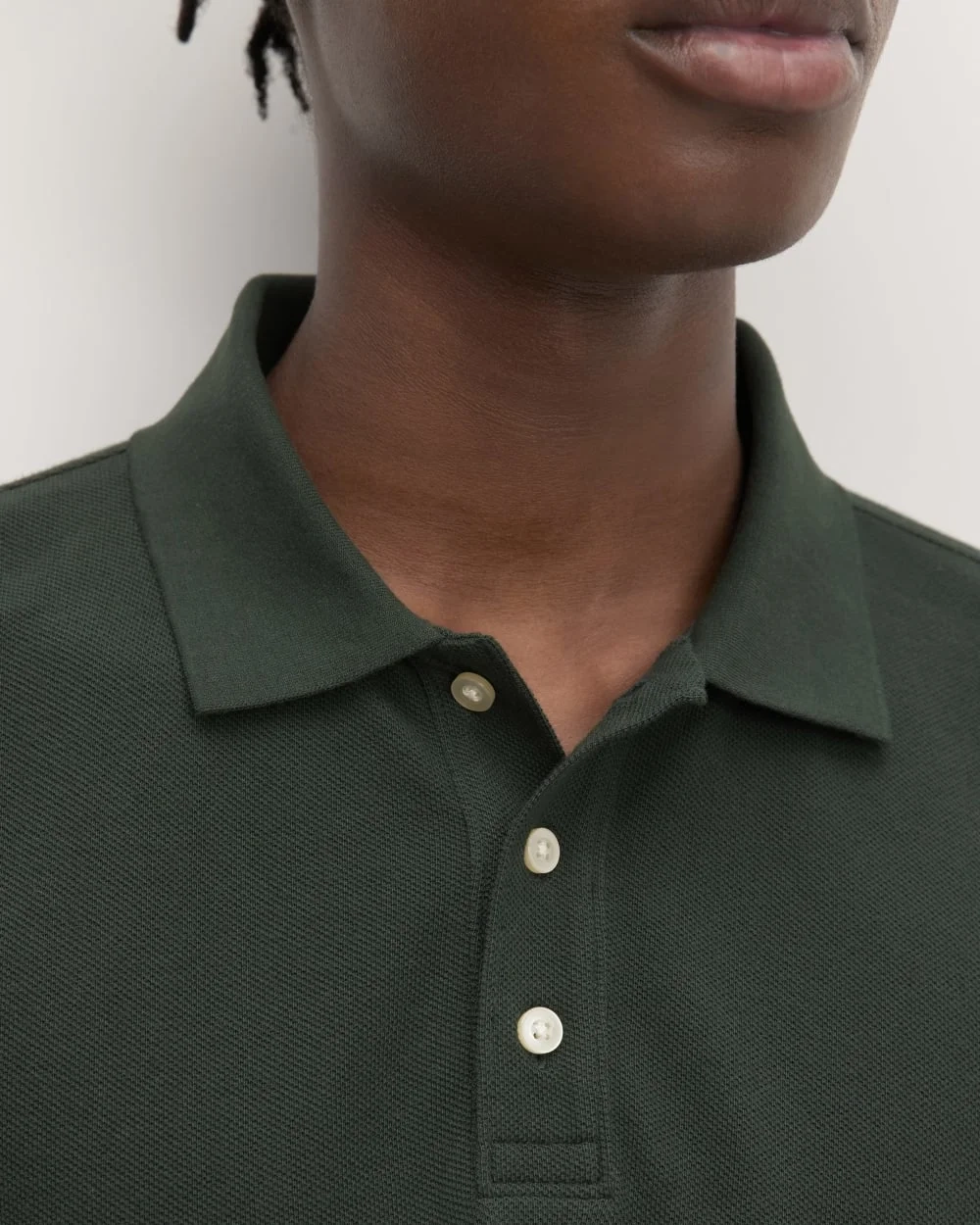 The Long-Sleeve Pique Polo | Scarab (4)