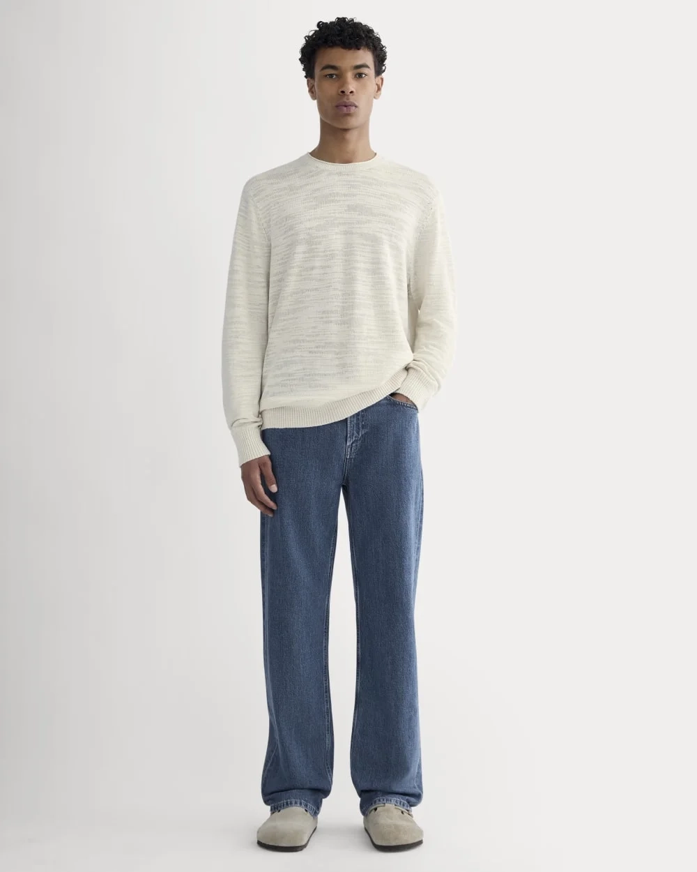 The Cotton Linen Pullover | Birch (6)