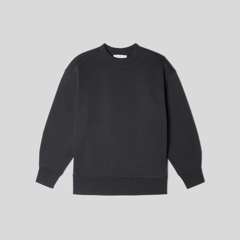 The ReTrack Oversized Crew | Black (5)