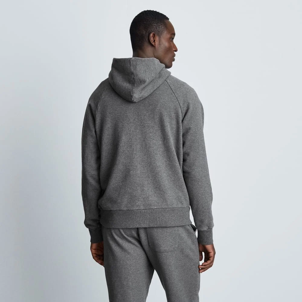 The Track Hoodie | Dark Heather Grey (3)