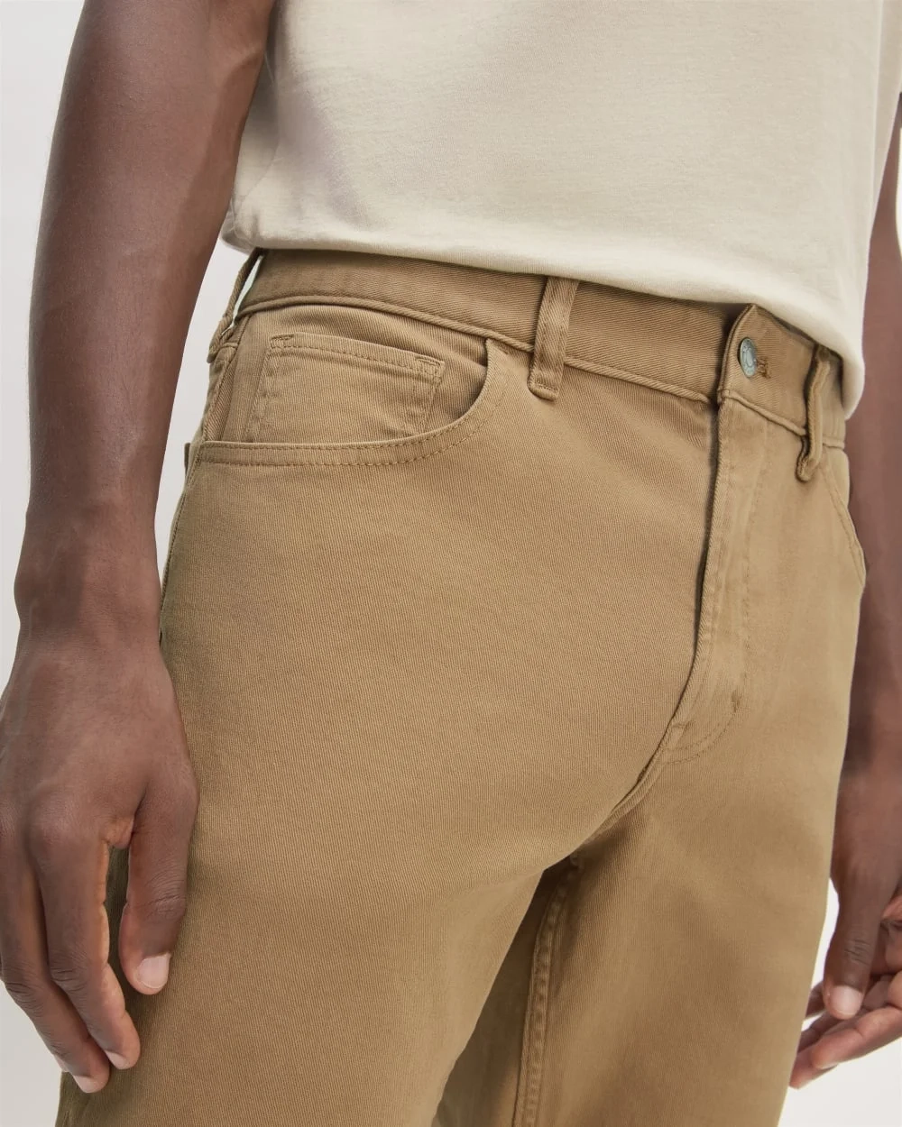 The Stretch Twill 5-Pocket Pant | Toasted Coconut (3)