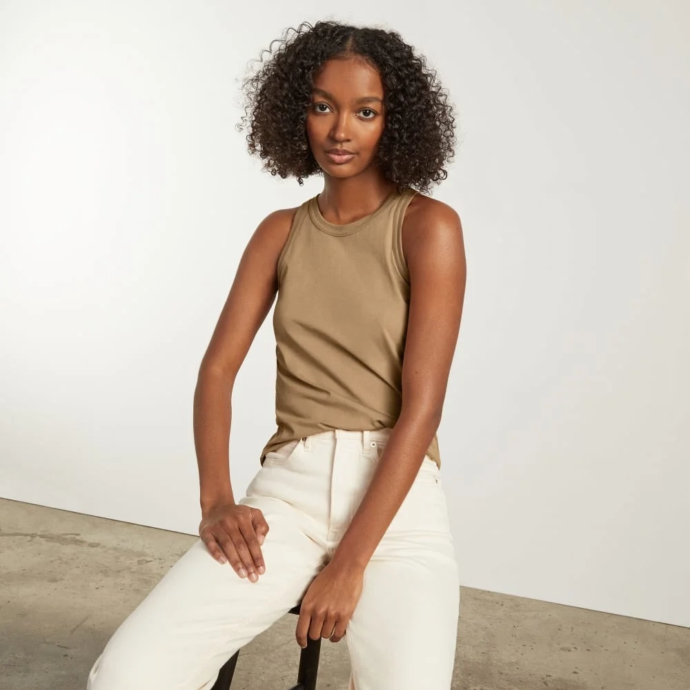 The Tank in Essential Cotton | Iced Coffee (4)