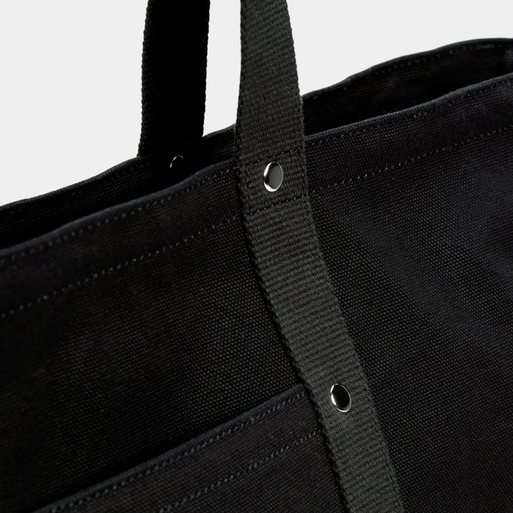 The Organic Canvas Weekender | Black (4)