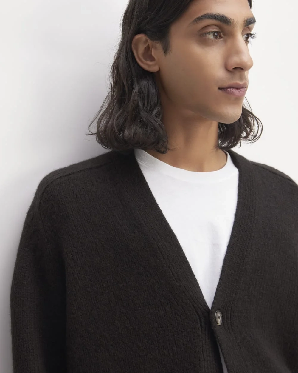 The Cloud Relaxed Cardigan | Black (5)