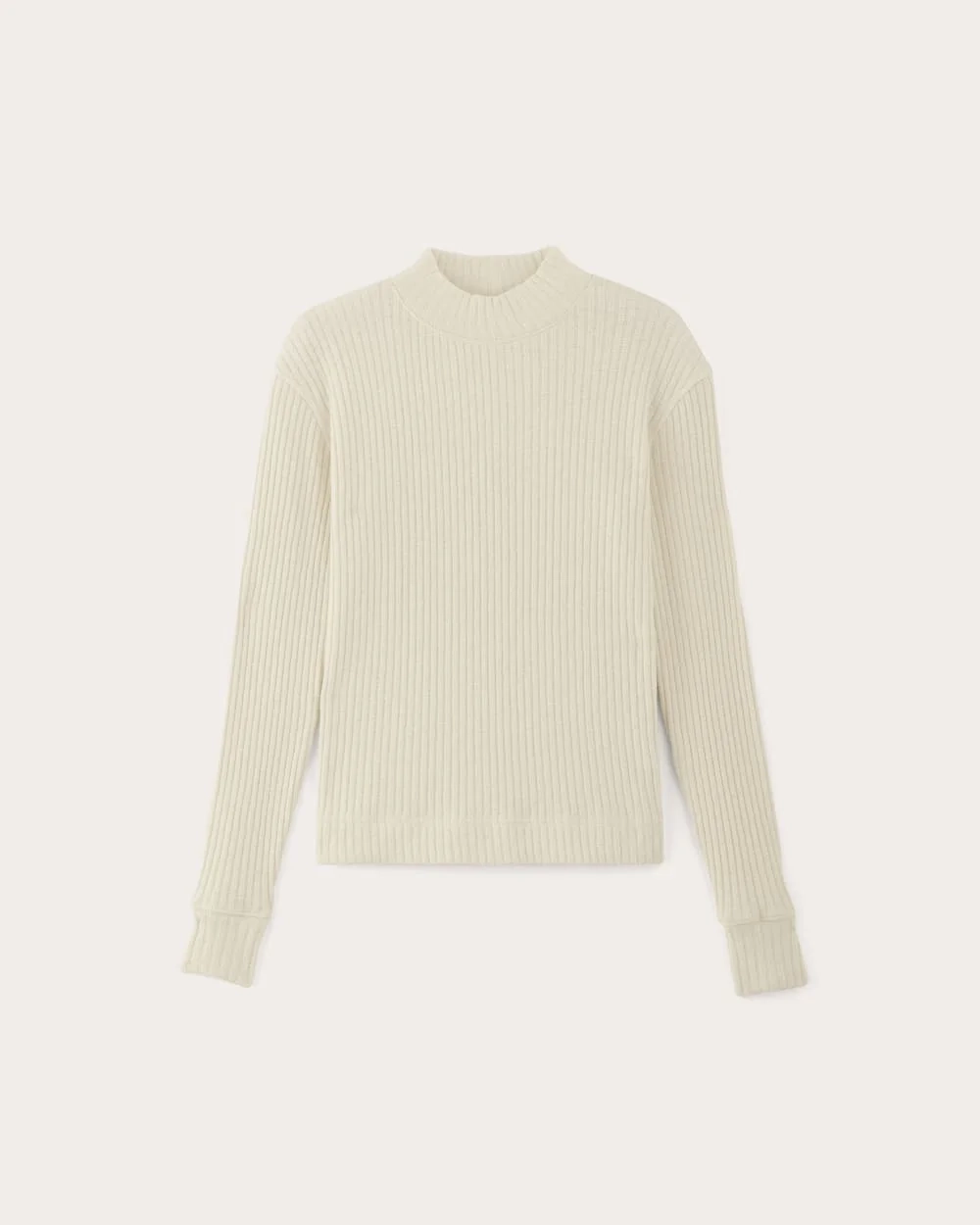 The Cozy Rib Funnel-Neck | Bone (6)
