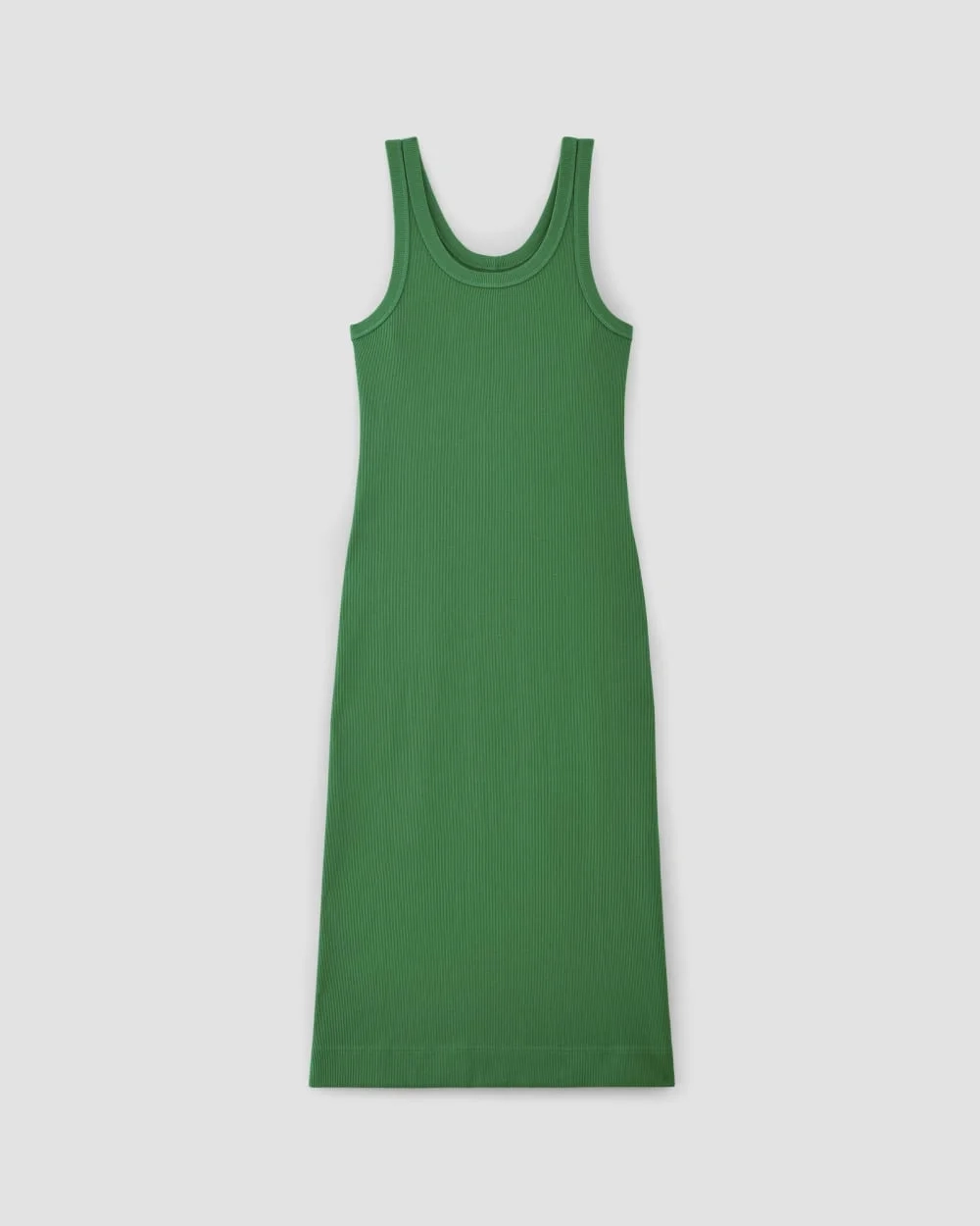 The ’90s Rib Dress | Grass Green (6)