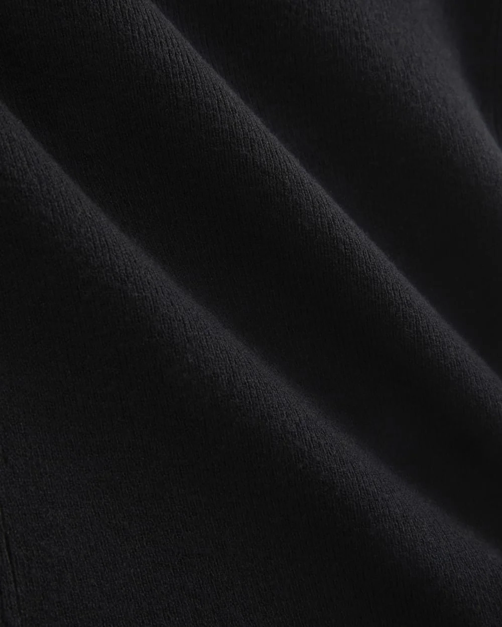 Knit Square-Neck Midi Dress | Black (3)