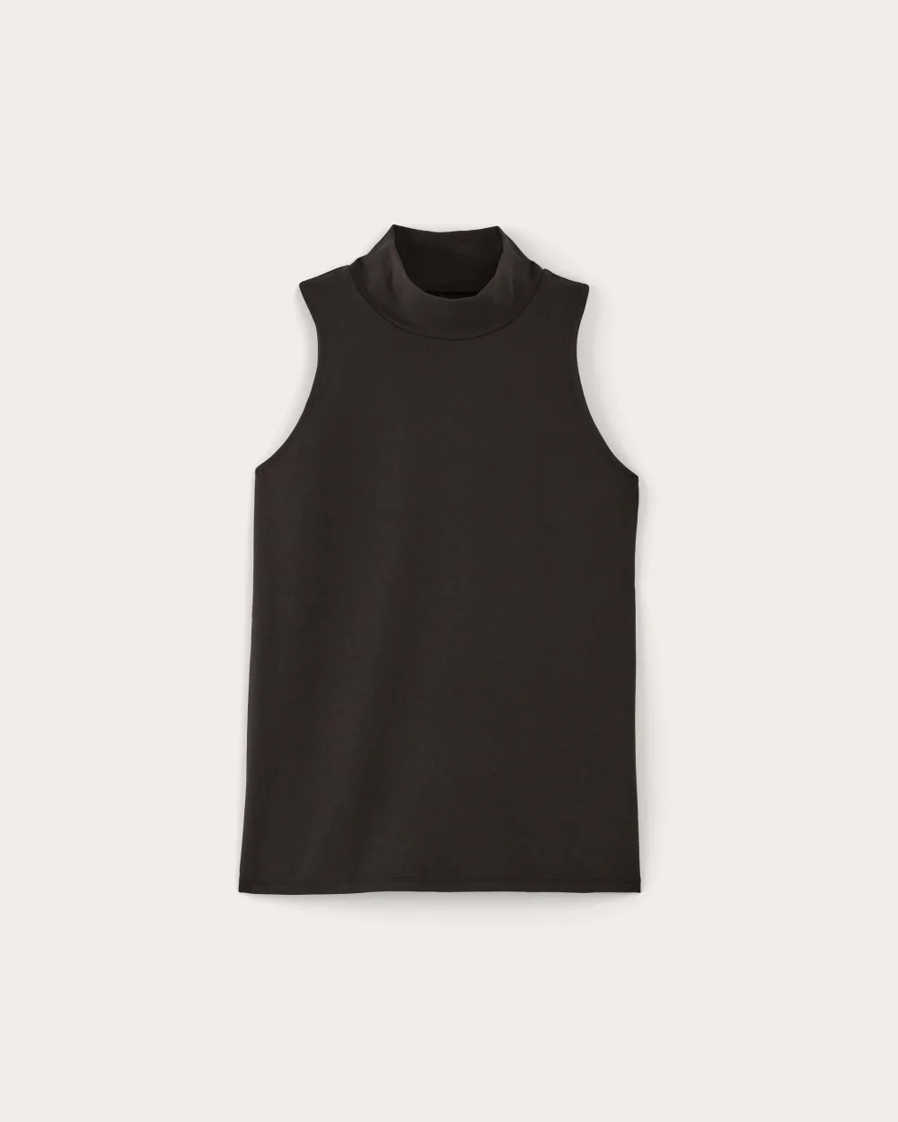 The Form Mock-Neck Tank | Black (4)