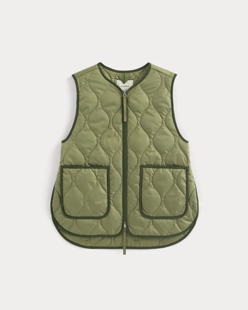 ReNew Quilted Vest | Lichen Green (5)